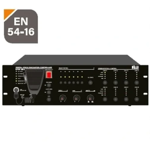 WÖLLER WPER-8500 8 Bölgeli EN54 Acil Anons Merkezi Ünite