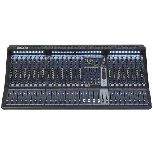 Wöller WX-24PRO 24 Kanal Deck Mixer | Bluetooth | USB | PC Bağlantı Kayıt | Çift Efekt