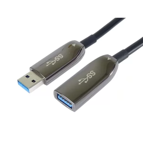 WOX USB 3.0 Optical Extension Cable 5 Gbps Hybrid Active Cable (30 Meters)