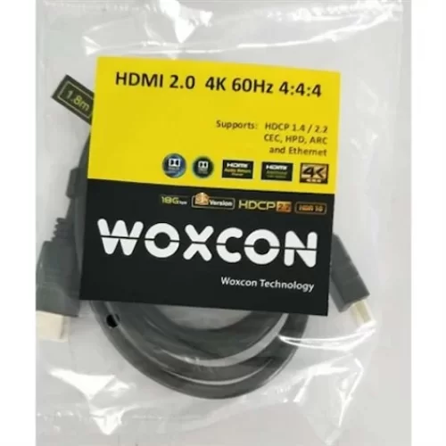 WOX WX-HDMI20-005 5 metre HDMI Kablo, 4K @ 60Hz 4:4:4 18G HDMI2.0