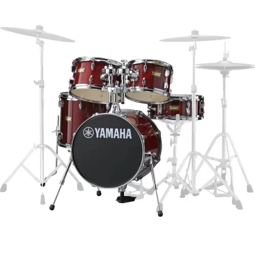 Yamaha 16BD Compact Drum Shell Pack Junior Kit CR Akustik Davul (Cranberry Red)