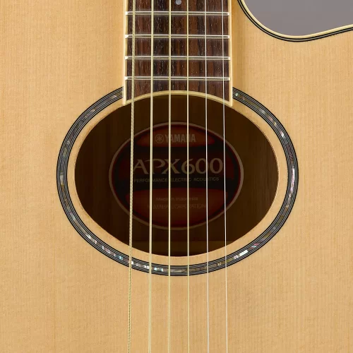 Yamaha APX600 Thin-Line Cutaway Elektro Akustik Gitar (Naturel)