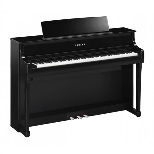 Yamaha Clavinova CLP875PE Dijital Piyano, Parlak Siyah