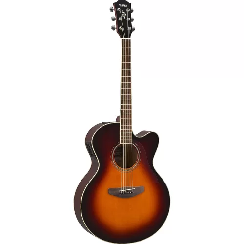 Yamaha CPX600 Medium Jumbo Elektro Akustik Gitar (Old Violin Sunburst)