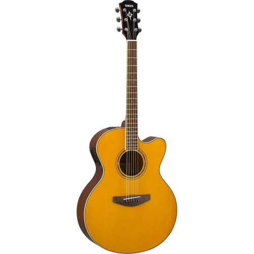Yamaha CPX600 Medium Jumbo Elektro Akustik Gitar (Vintage Tint)