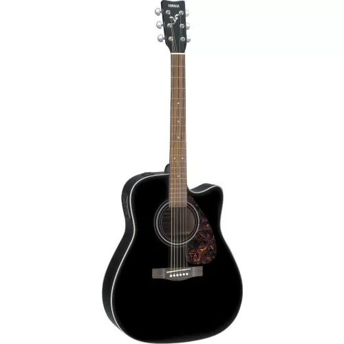 Yamaha FX370CBL Elektro Akustik Gitar (Siyah)