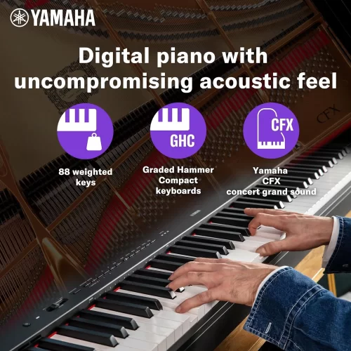 Yamaha P-225B 88-Tuşlu Dijital Piyano (Siyah)