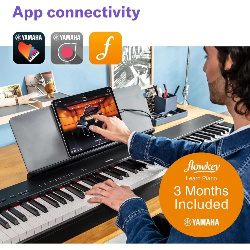 Yamaha P-225B 88-Tuşlu Dijital Piyano (Siyah)