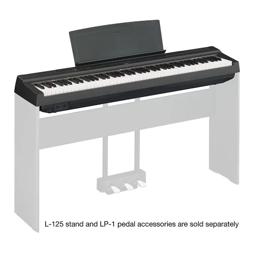 Yamaha P125A Taşinabilir Dijital Piyano (Siyah)