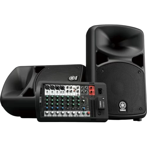 Yamaha STAGEPAS400BT Portatif Aktif ses Sistemi, 2 Hoparlör ve Mixer ile set