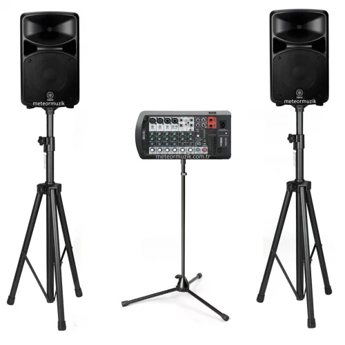 Yamaha STAGEPAS 400BT Compact Ses Sistemi, 2 Ad 8 Hoparlör ve Mixer
