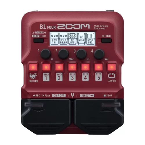 Zoom B1 FOUR Bass Multi-Efekt Prosesörü