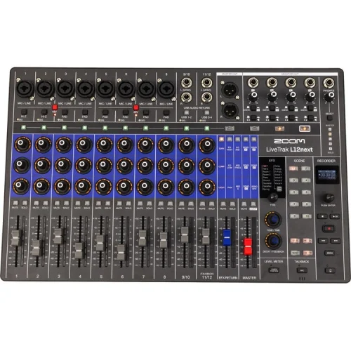 Zoom LiveTrak L12next Dijital Mikser & Multi-Track Recorder
