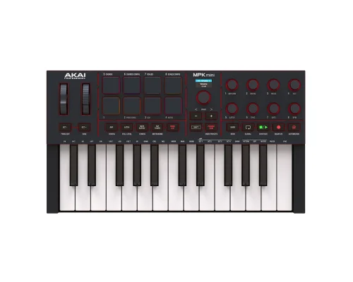 AKAI MPKMINI 4 Siyah Müzik Prodüksiyonu 25 Mini Tuş MIDI Klavye