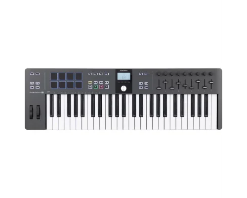 Arturia KeyLab Essential 49 mk3 - Alpine White 3.Nesil Akıllı MIDI Kontrolcü (49 Tuş) - Sınırlı Üretim Full Beyaz Tasarım