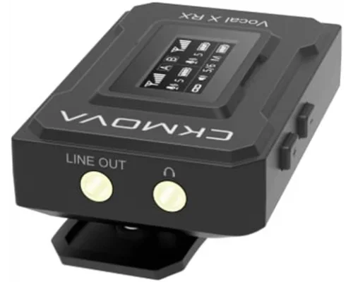 CKMOVA Vocal X V1 Ultra kompakt 2,4 GHz Tek Yaka Kablosuz Mikrofon Seti