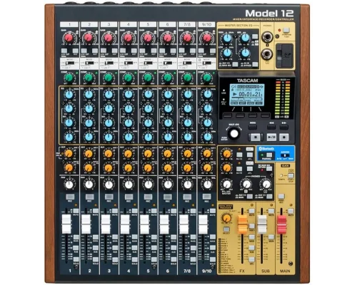 Tascam MODEL 12 10-Kanal Analog Mikser With 12-Track Dijital Kaydedici
