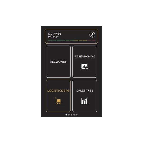 Audac NPM200 Dante™/AES67 paging console