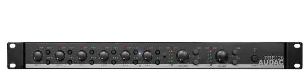 Audac PRE126 | 2-zone 6 Kanal Stereo Preamplifier Mixer | Bluetooth 4.2