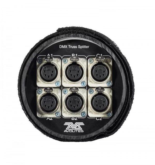 Avolites TRUSS SPLITTER 1/6 Kanal dmx çoğaltıcı, 3-pin or 5-Pin Ops