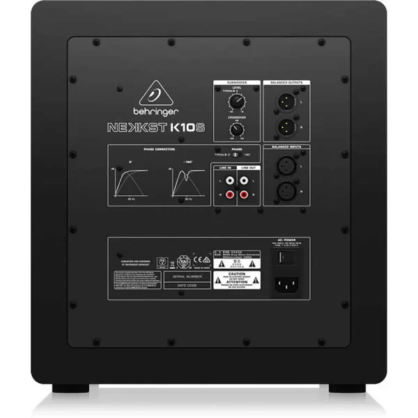 Behringer K10S 10 Aktif Studio Subwoofer 180W 122-dB