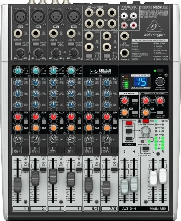 Behringer XENYX X1204USB Analog Mixer