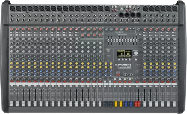 Dynacord Powermate 2200-3 22+2 Channels Power Mixer, 2x1000W
