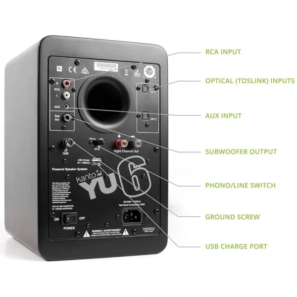 Kanto YU6 Bluetooth Özellikli Aktif Hoparlör
