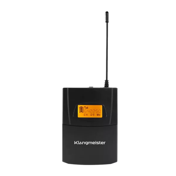 K.Meister UW-402EY EL+YAKA Kablosuz Mikrofon Seti, Gerçek Diversity, 300 metre mesafe