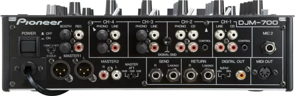 Pioneer DJM-700 S 4 Kanal DJ Mikseri Gümüş