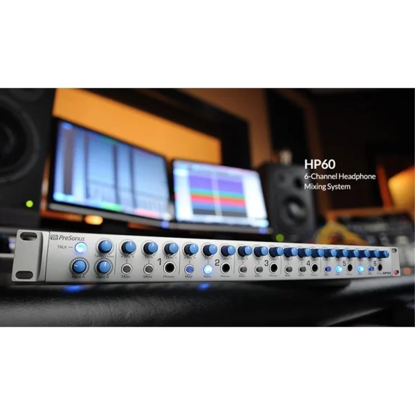 PreSonus HP60 6 kanal kulaklık amfisi / talkback