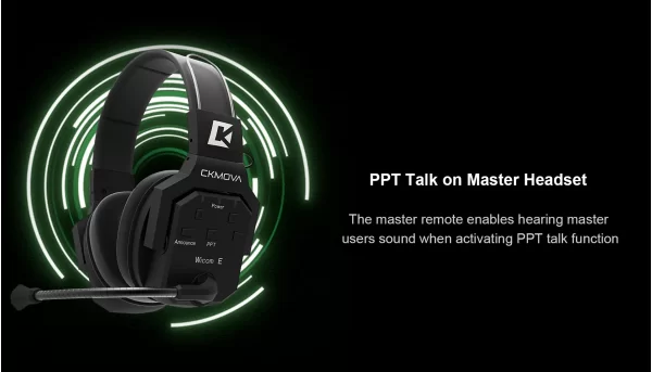 Wicom E-D9 9-Kişi için Dual Kulaklıklı Çift Yönlü Kablosuz intercom iletişim Sistemi, 400 mt mesafe, 1 Master + 8 Headset