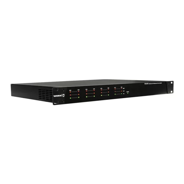 Work PA-8150 Power Amplifier 8x150W/4-ohm