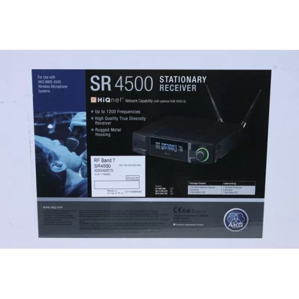 Akg SR4500 System Receiver (650.100-680.000 Mhz)