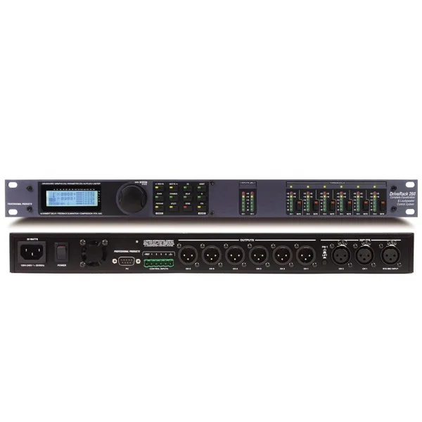 DBX DriveRack 260 2x6 | 2 Giriş / 6 Çıkış Digital DSP Processor RTA