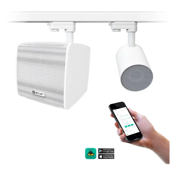 ECLER CUBE 5 Powered Hoparlör | 32 WRMS | WiSpeak | desktop + rail mount