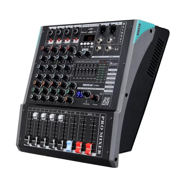 Machtig GPM604 Power mixer 4 Kanal 2x250W USB, EFX, Kayıt, Bluetooth