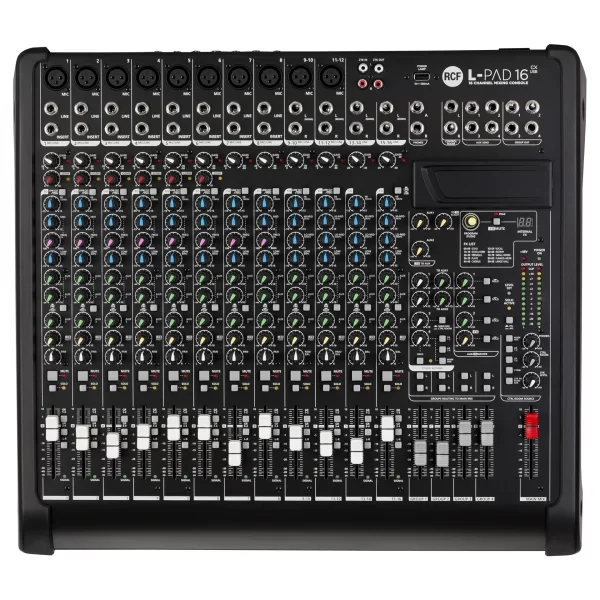 RCF L-PAD 16CX USB 16 Kanal Efektli Ses Mikseri, 4 Aux
