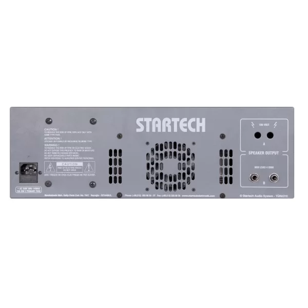 Startech COOPER C6 300T USB Mixer-Ampli 6 input 300W/100v, Echo & Reverb, İÇ+DIŞ