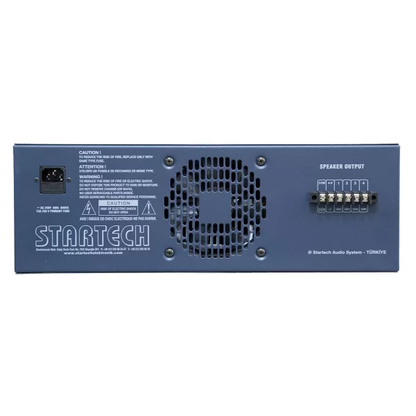 Startech COOPER REV 300 USB Mixer-Ampli 6 input 300W/4-ohm, Echo & Reverb, İÇ+DIŞ