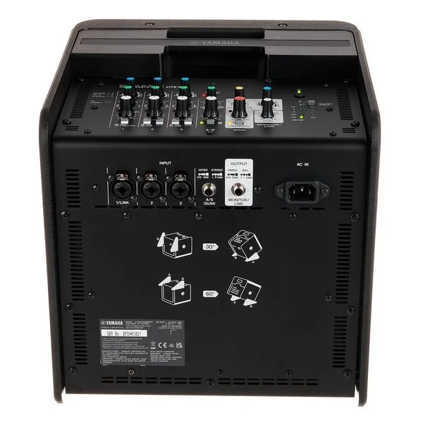 Yamaha STAGEPAS 200 8 180W Compact Ses Sistemi, 5 Kanal Mixer, APP, Bluetooth