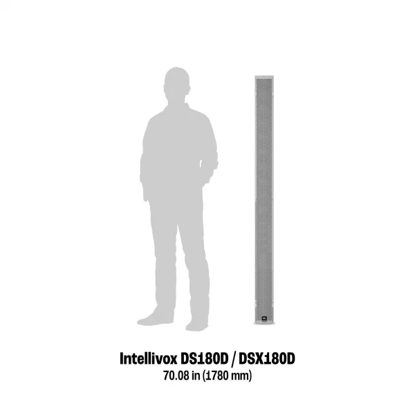 JBL Intellivox DSX180D DSP/Dante Sütün Hoparlör 400W 10x4 4 ohm-180 cm