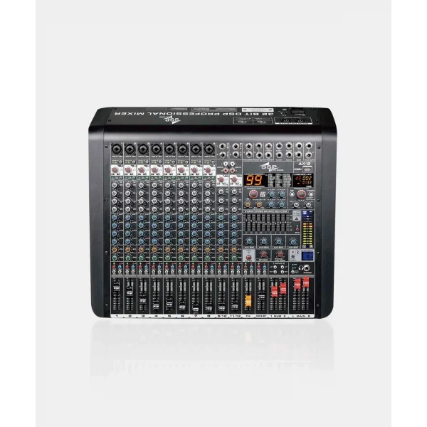 SSP AX-12 12 Kanal Ses Mikseri, Bluetooth, Usb, Recorder, Effect, 4-aux