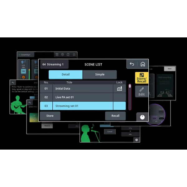 Yamaha URX22 USB Audio Interface with Touchscreen Ses kartı, 4-in/2-out USB-C