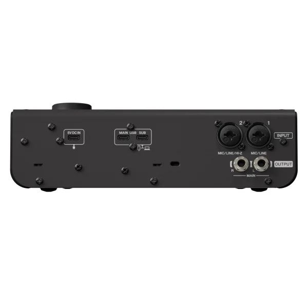 Yamaha URX22 USB Audio Interface with Touchscreen Ses kartı, 4-in/2-out USB-C