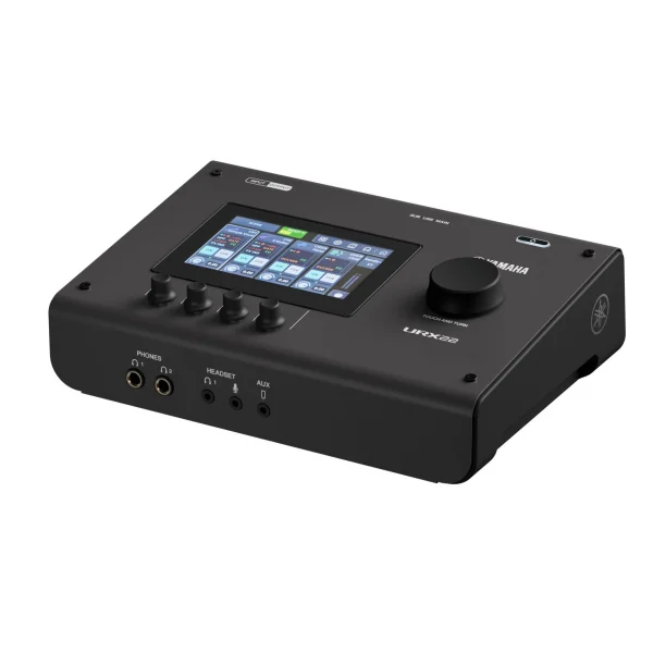 Yamaha URX22 USB Audio Interface with Touchscreen Ses kartı, 4-in/2-out USB-C