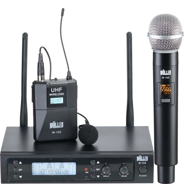 Wöller W-102 EY El+YAKA Kablosuz Mikrofon Seti