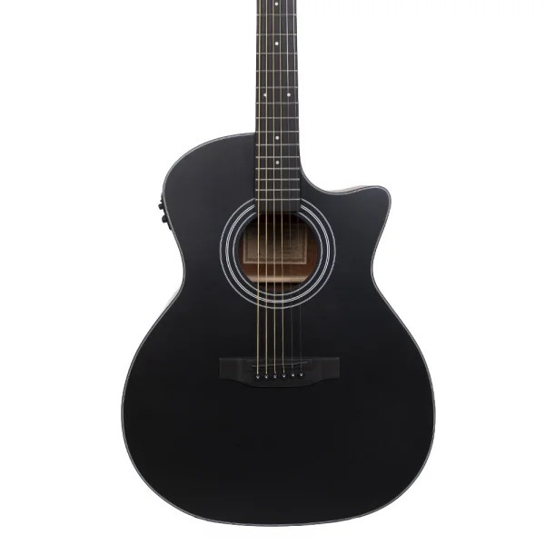 TYMA HG-60BК СЕ Grand Auditorium Siyah Elektro Akustik Gitar