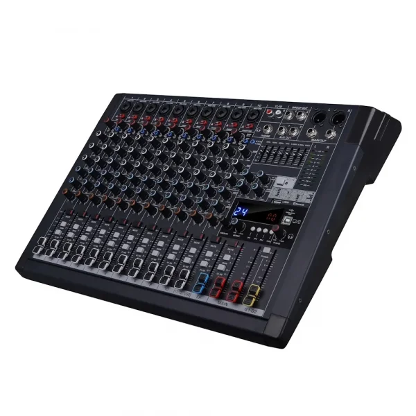 K.Meister M-12 PRO 12 Mono Mic/Line 99 DSP Efekt Mp3 çalar, USB kayıt, Bluetooth Mikser