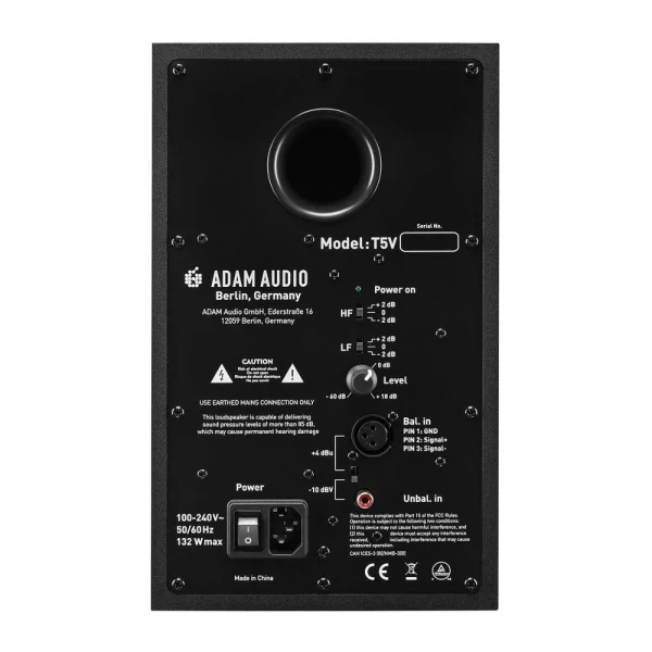 ADAM Audio T5V 5 inç Aktif Monitör Hoparlör (Tek)